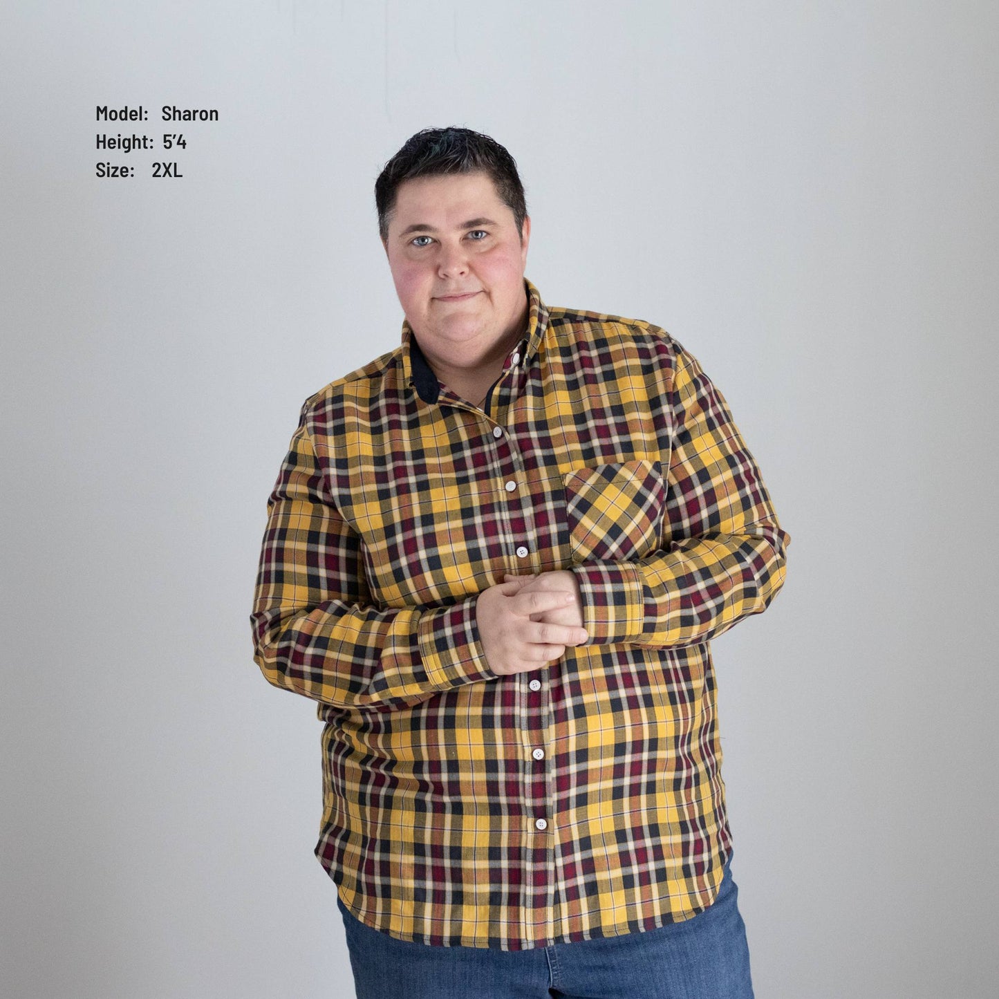 Yellow Plaid Shirt